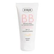 Ziaja BB, aktywny krem na niedoskonałości, skóra normalna/sucha/wrażliwa, odcień jasny, 50 ml