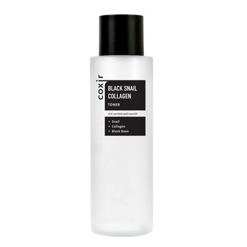 Coxir Black Snail Collagen, regenerujący tonik z mucyną ślimaka i kolagenem, 150 ml