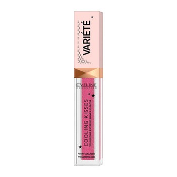 Eveline Cosmetics Variété, błyszczyk zwiększający objętość ust z efektem chłodzącym, nr 06, 6,8 ml