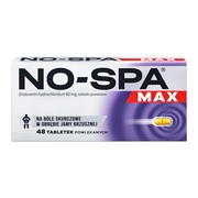 No-Spa Max, 80 mg, tabletki powlekane, 48 szt.