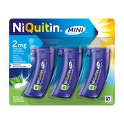 Niquitin Mini, 2 mg, tabletki do ssania, 60 szt. (3 poj. x 20 szt.)