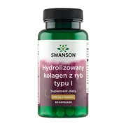 Hydrolizowany kolagen z ryb typu I, 400 mg, kapsułki, 60 szt.