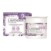 Flos-Lek Lavender, lawendowy krem odżywczy na dzień i na noc, Refill, 50 ml