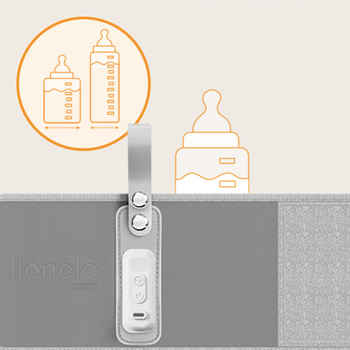 Lionelo Thermup Go Plus podgrzewacz do butelek, grey, 1 szt.