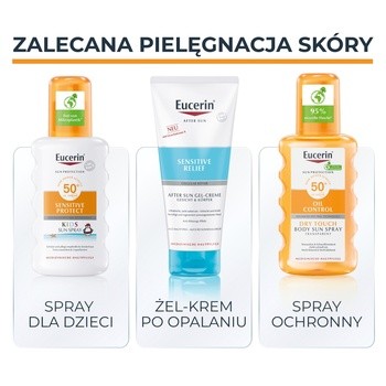Eucerin Sun Oil Control SPF50+ Dry Touch, żel-krem ochronny, 200 ml