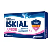 Iskial Junior, kapsułki do żucia, smak cytrynowy, 30 szt.