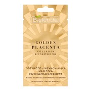 Bielenda, Golden Placenta, Colagen Reconstructor, maseczka przeciwzmarszczkowa, odżywczo-wzmacniająca, 8 g