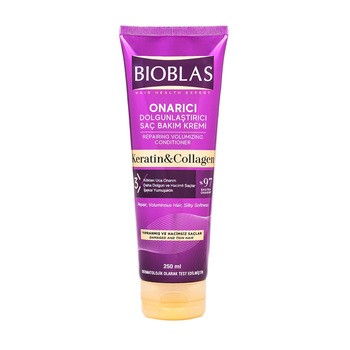 Bioblas Collagen&Keratin, odżywka do włosów cienkich i wiotkich, 250 ml