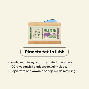 Mydlarnia 4 Szpaki, Podlaskie, naturalne mydło w kostce, 110 g