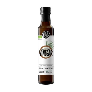 Diet-Food, Bio Ocet Kokosowy, 250 ml