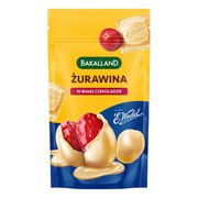 Bakalland, żurawina w białej czekoladzie, 74 g