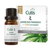 Cutis Ł, lakier do paznokci + CBD kannabidiol, 10 ml