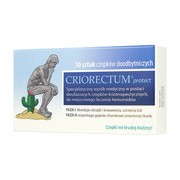 Criorectum Protect, czopki przeciw hemoroidom, 10 szt.