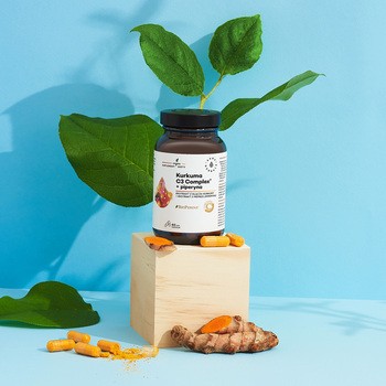 Aura Herbals Kurkuma C3 Complex + piperyna, kapsułki, 60 szt.
