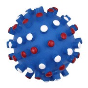 Pet Nova Dentball Piłka jeż z wypustkami, winylowa zabawka dla psa M, 8,5 cm, 1 szt.