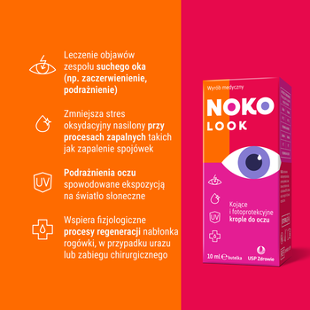 Noko Look, krople do oczu, 10 ml