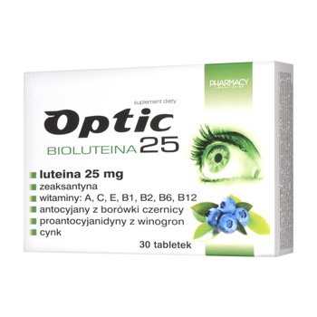 Optic Bioluteina 25, tabletki, 30 szt.
