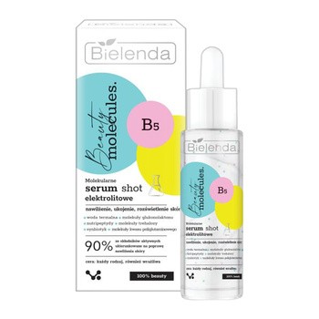 Bielenda Beauty Molecules, molekularne elektrolitowe serum shot, 30 g