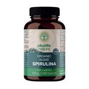 Ekolife Natura Ekologiczna Spirulina 500 mg, tabletki, 240 szt.