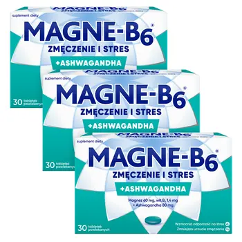 Zestaw 3x Magne-B6 Zmęczenie i stres