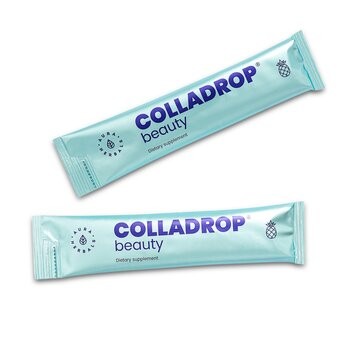 Colladrop Beauty, Kolagen HMG 10000 mg, saszetki z proszkiem, smak ananasowy, 30 szt.