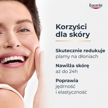 Eucerin Hyaluron Filler+Elasticity, krem do rąk przeciw przebarwieniom, 75 ml