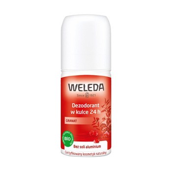 Weleda, dezodorant w kulce z granatem 24 h, 50 ml