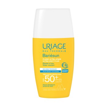 Uriage Bariesun, ultralekki fluid, SPF50+, skóra delikatna i wrażliwa, 30 ml