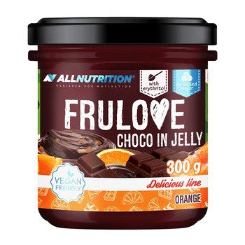 Allnutrition, frulove choco in jelly, smak czekoladowo-pomarańczowy, 300 g