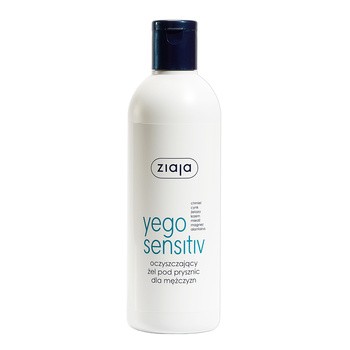 Ziaja Yego Sensitiv, oczyszczający żel pod prysznic dla mężczyzn, 300 ml