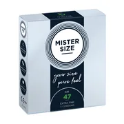 Mister Size, prezerwatywy, 47 mm, 3 szt.