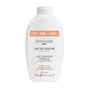 Byphasse Caresse, krem pod prysznic z olejem ze słodkich migdałów, 600 ml