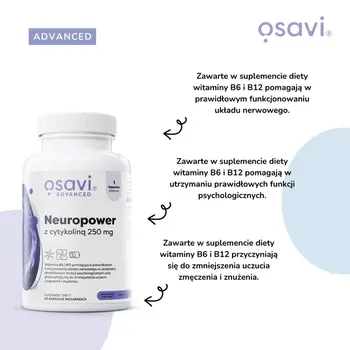 Osavi Neuropower z Cytykoliną 250 mg, kapsułki, 30 szt.