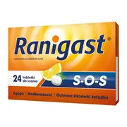Ranigast S-O-S, tabletki do ssania, 24 szt.