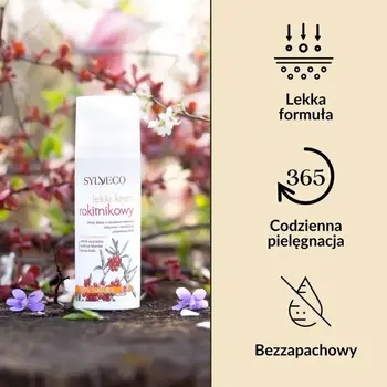 Sylveco, lekki krem rokitnikowy, 50 ml