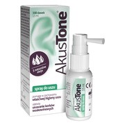 Akustone, spray do uszu, 15 ml (300 dawek)