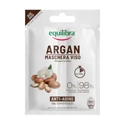 Equilibra, arganowa przeciwstarzeniowa maseczka do twarzy, 2 x 7,5 ml