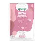 Equilibra Rosa, różana nawilżająca maska w płacie, 1 szt.