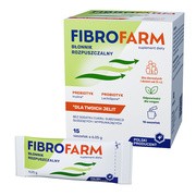 Fibrofarm, błonnik rozpuszczalny, proszek, saszetki, 6,05 g x 15