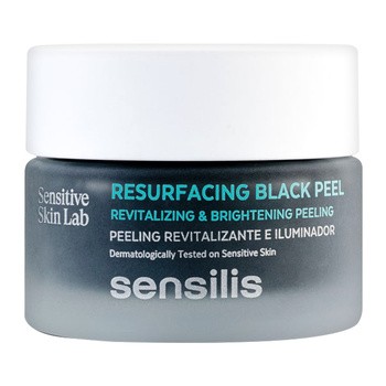 Sensilis Black Peel, rewitalizujący czarny peeling, 50 g