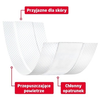 Leukoplast Soft, plastry, 6 x 10 cm, 10 szt.