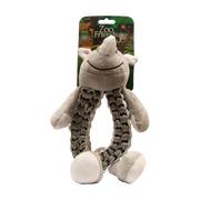 Duvoplus Zoo Friends Szarpak Ring Nosorożec, zabawka dla psa, 1 szt.