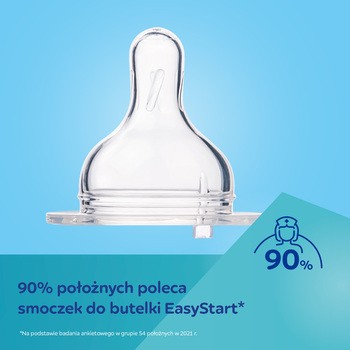 Canpol Easy Start, butelka antykolkowa Bonjour Paris, niebieska, 300 ml, 1 szt.