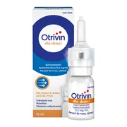 Otrivin 0.05%, (0,5 mg/ml), dla dzieci, aerozol do nosa, 10 ml