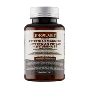 Singularis Cytrynian Magnezu + Cytrynian potasu + Witamina B6, tabletki, 60 szt.