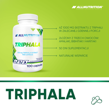 Allnutrition Triphala, kapsułki,100 szt.