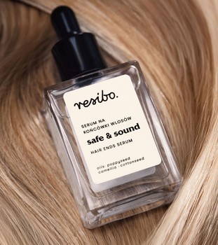 Resibo Save & Sound, serum na końcówki włosów, wygładzające, 15 ml