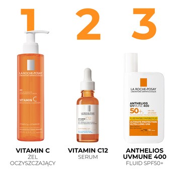La Roche-Posay Vitamin C, żel oczyszczjący, 200 ml