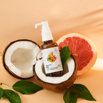 Aura Herbals Witamina D3 2000 IU Vegan, krople, 50 ml