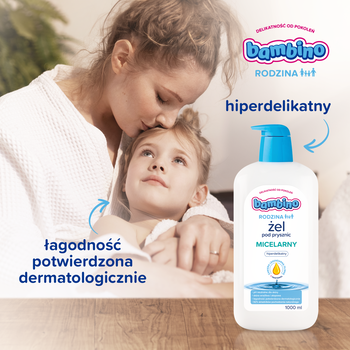 Bambino Rodzina, micelarny żel pod prysznic, 1000 ml